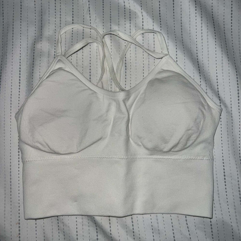 White nvgtn sports bra